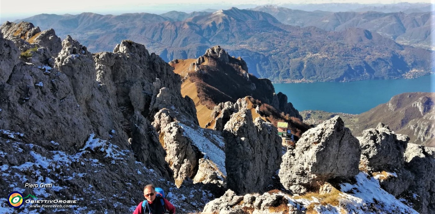 Salendo al Colle Garibaldi dal RIfugio Rosalba